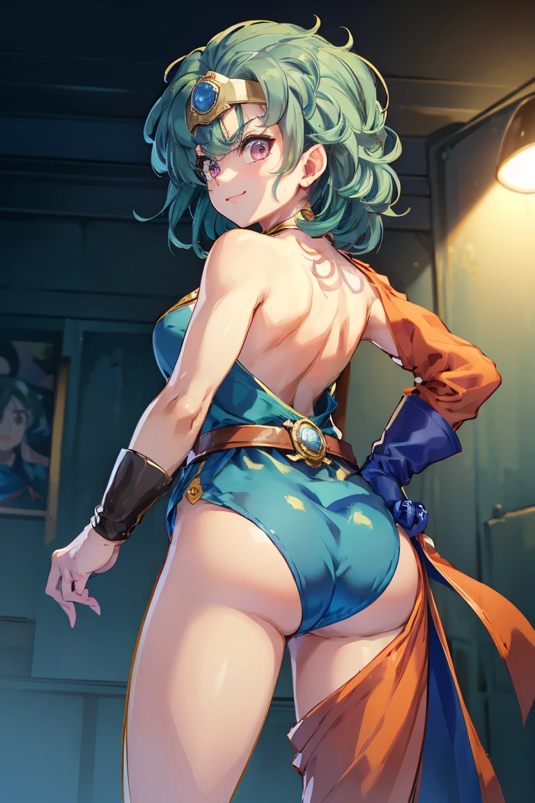abriendo las piernas, mini falda extremadamente corta, skirt lift, V-String, Tanga hilo, trasero grande, Cara detallada, obra maestra, La mejor calidad, tatsumaki, (Debajo de la minifalda, El gran trasero redondo se asoma)), ((Debajo de la minifalda se puede ver el trasero redondo)), cuerpo completo, one girl, una solo chica