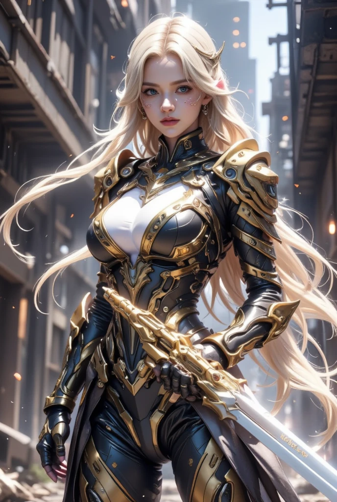 (Thick Body:1.4), (Long Blond Hair:1.4), Green Eyes, HDR (High Dynamic Range), Ray Tracing, NVIDIA RTX, Super-Resolution, Unreal 5, Subsurface Scattering, PBR Texturing, Post-Processing, Anisotropic Filtering, Depth-Of-Field ,Maximum Clarity And Sharpness, Multi-Layered Textures, Albedo And Specular Maps, Surface Shading, Accurate Simulation Of Light-Material Interaction, Octane Render, Two-Tone Lighting, Low ISO, White Balance, Rule Of Thirds, Wide Aperture, 8K RAW, Efficient Sub-Pixel, Sub-Pixel Convolution, (Luminescent Particles:1.4), {{Masterpiece, Best Quality, Extremely Detailed CG, Unity 8k Wallpaper, 3D, Cinematic Lighting, Lens Flare}},