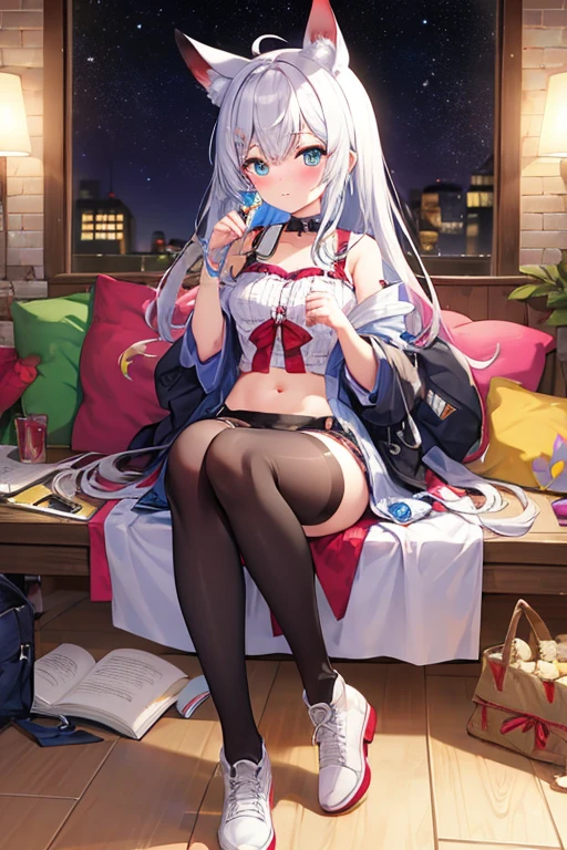 Super detailed,details,girl,quiet night,music