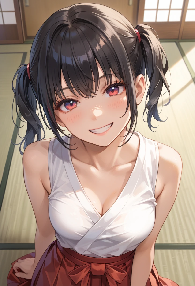 mastute piece,Best Quality,insanely detailed,8k cg,nsfw,
(shoot upper body:1.3),
(1girls:1.3),standing,looking at viewr,body in front,both arms behind back,(karate、karate着),
break,
blush,shy,(trembling:1.2),(Brown Hair),
break,
perfect breasts,perfect teats,(open mouth:0.9),
(karate道場)、