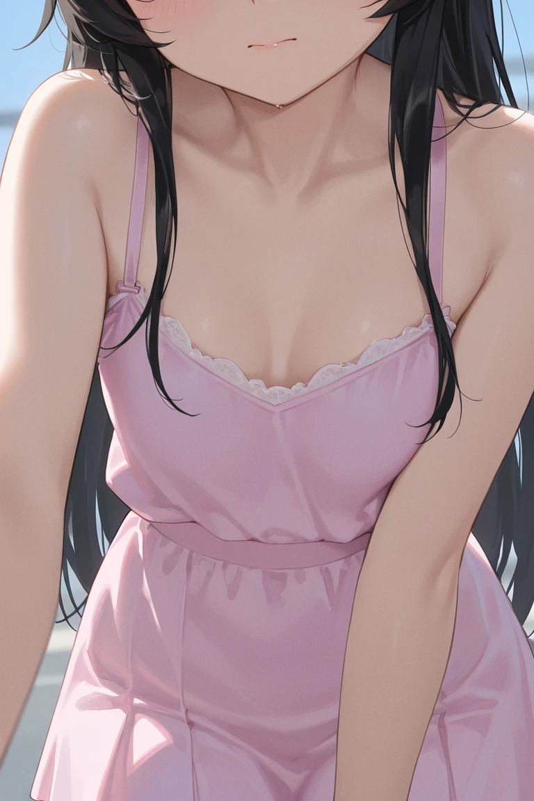 tmasterpiece, hoang lap, hyouka\(Boruto\), 1girll,a mature female, Purple slip dress,cleavage,Large breasts,Brown pants,exteriors,Lavender flower field, looking at viewert, (Falling petalostly cloudy sky, perfect compositions, Detailed lips,, beauitful face, Body support, Be red in the face, (redish pink lips), long whitr hair, White eyes, Soft gaze, Sad smile, Super realistic, A detailed, photoshoot, Realistick faces and bodies, photo-realistic hair, photorealistic eye,realistic nose,realistic lips , sex scene, full body, sex ,
