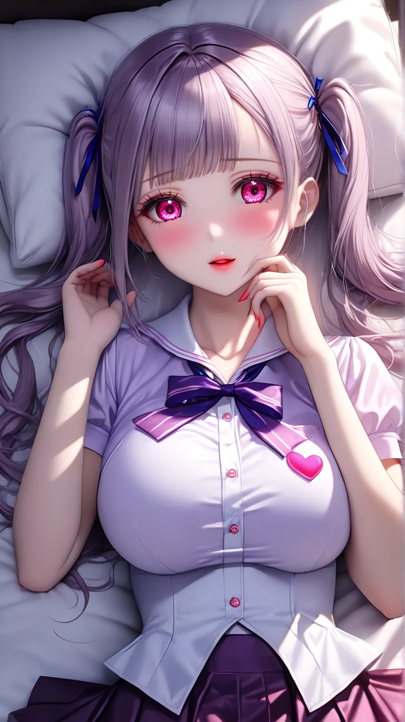 (masterpiece, 最high quality, 最high quality, Official Art, beautifully、aesthetic:1.2), (Chibi Character:1.3、2:2:1.3), Very detailed,colorful,Most detailed,night、深night、Degrees of Freedom:1.8、Anatomically correct , (Shiny skin), (Many colors:1.4), beautiful、Japanese、nurse's uniform、Nurse uniform、White、Super big breasts:1.99、Small waist:1.3、High resolution、high quality、high resolution、Realistic、realism、Photorealistic、Realistic textured face and body、Perfect Anatomy、beautiful、Rainbow Hair、realism、Realistic、Photorealistic、Raw photo、超A high resolution 、SLR、Octane Rendering、Dynamic Pose、Dynamic Action、Heavy makeup、Detailed Background、hospital、bed、