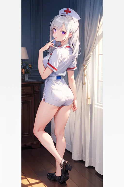 nurse uniform,hospital, latex nurse suit,nurses,busty,elbow gloves,labcoat,silverhair woman,blue eyes , gigantic boobs ,medical instruments,asian nurse,two nurses,speculum,examination room,oversize boobs, ,big ass ,strap on, lay on table ,legs spreaded,giving birth,gyno chair , dentist,Milf,