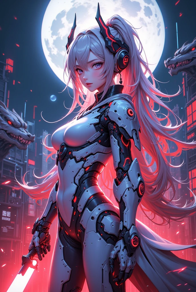 unparalleled masterpiece,ultra realistic 8k CG,perfect artwork,anime key visual,intricate details,medium wide shot of a hairy well-polished Lovecraftian AI,Tribal Tattoos,Robobotic Arms,horizon-centered,Ultrarealistic,Zoom lens,Orange and Teal flakes,glowing,aflame,shimmering,biotech,