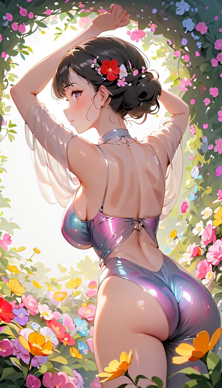 (masterpiece, best quality), colorful, highest quality, amazing details,line-art,
solo, 1 girl only, slanted butt, bottom, (Lingerie underwear),
bare back, full body shot including thigh,
((no background, white background)),
