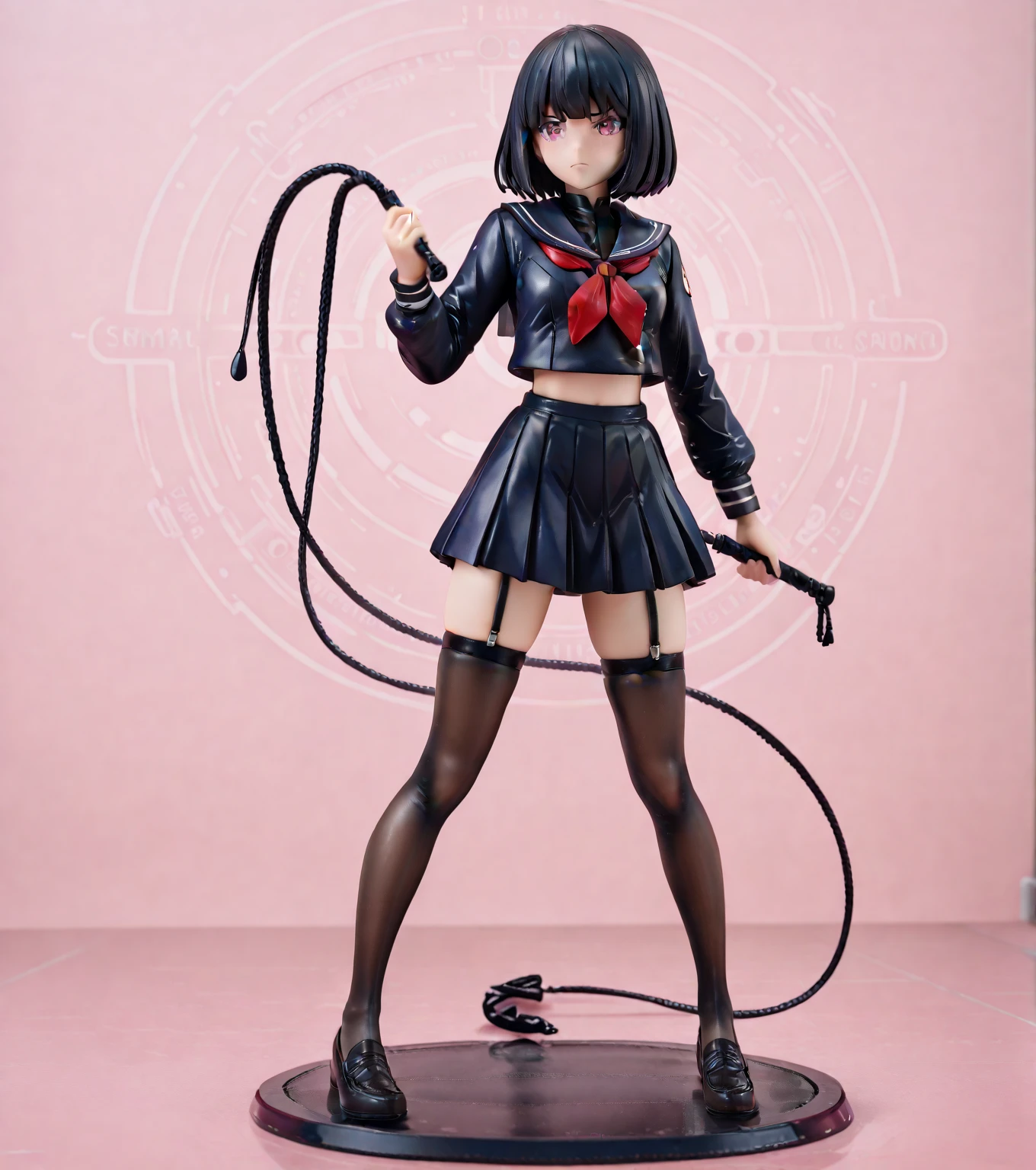 score_9, score_8_up, score_8, medium breasts, cute, eyelashes, figure, <lora:nier-2b-ponyxl-lora-nochekaiser:0.8>, 2b, black blindfold, black hairband, blindfold, hairband, short hair, white hair, black skirt, black thighhighs, boots, cleavage cutout, clothing cutout, hairband, high heels, long sleeves, robot, side slit, skirt, thigh boots, thighhighs, cowboy shot, smile, looking at viewer, <lora:Anime_Figure_P1:1>,