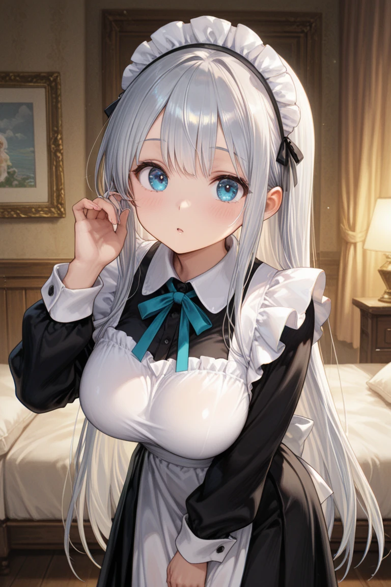 ((masterpiece,highest quality,High resolution,、1 girl,huge breasts,dressed,looking at the viewer),school uniform)),erect nipples,Upper body,panty shot,NSFW,red eyes、evil smile、open your mouth、white skin,blonde、highly detailed face、、Ahegao,sexy、(thin clothes)、fine hands、attractive breasts、、 girl,classroom