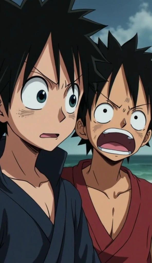 Anime style, cartoon style, Naruto style, one piece style,