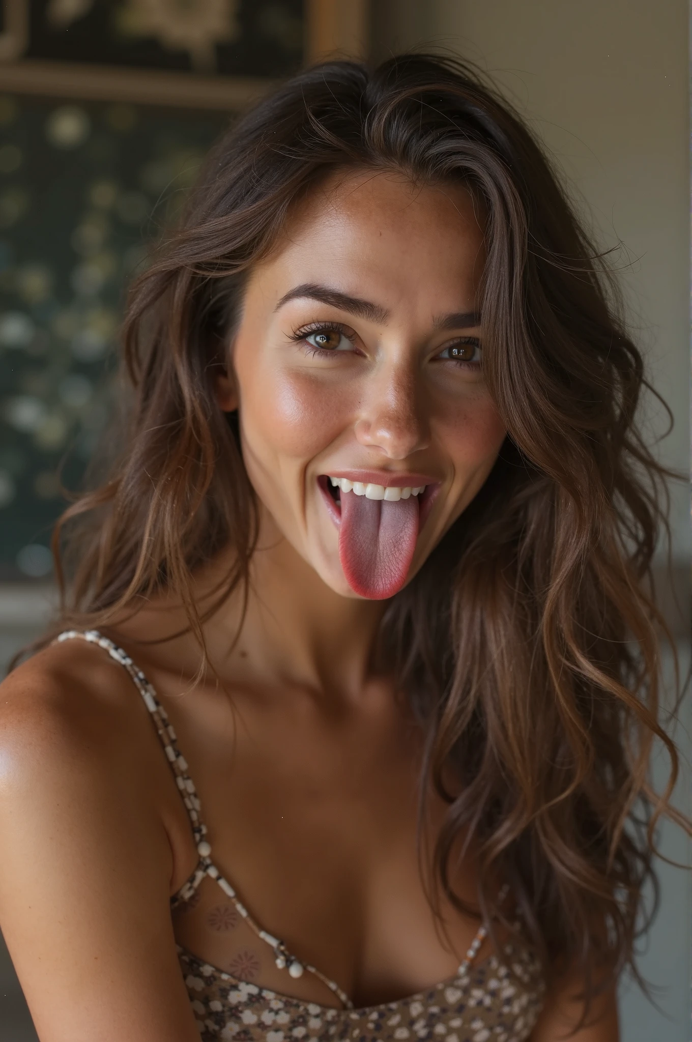 18 year old aunt naked and with her tongue out