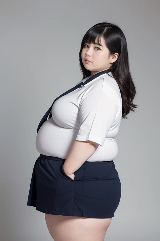 Fat manga kid girl