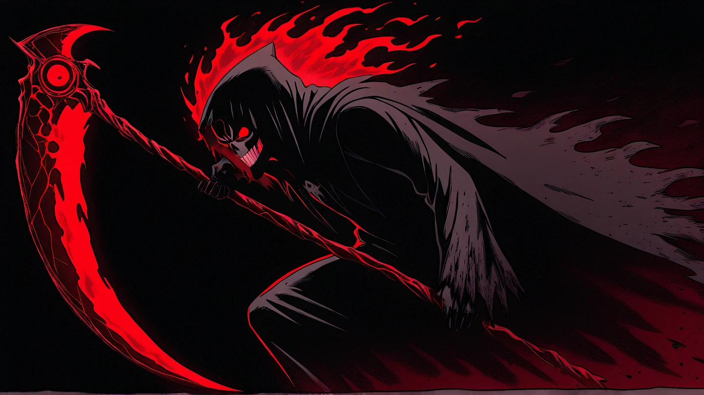 Akujiking, monster, monster, something pitch black 醜い