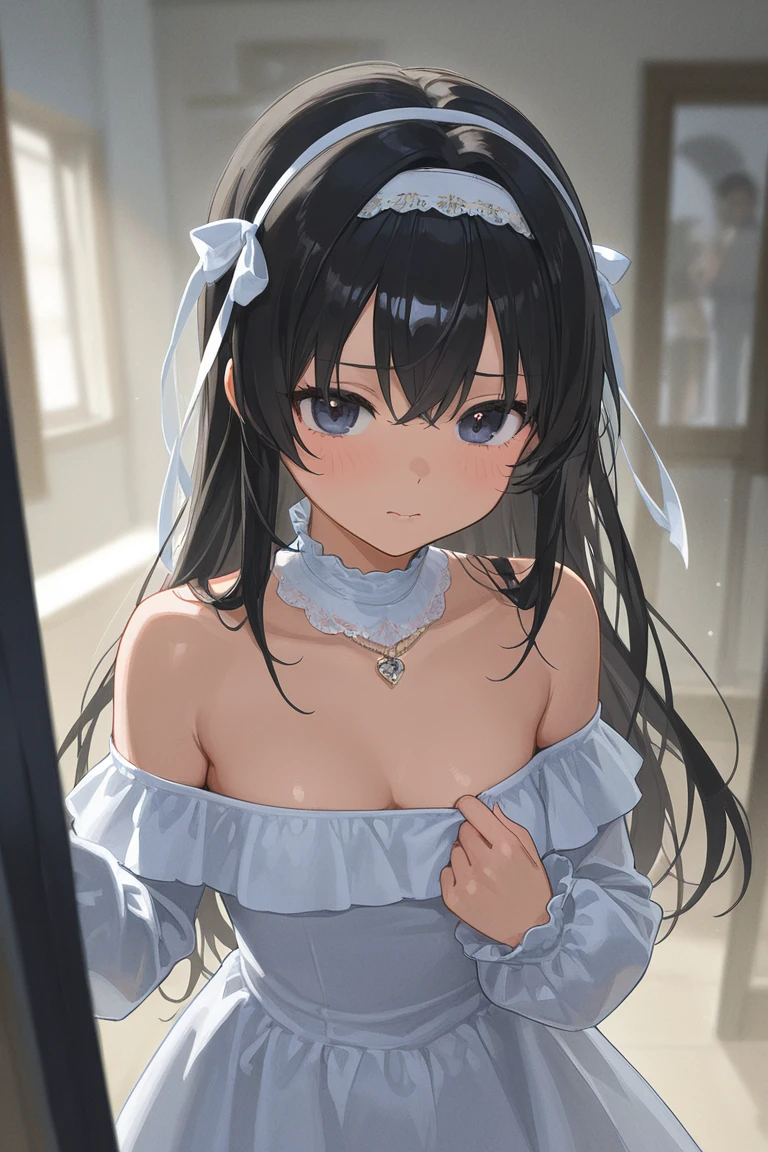 frilled bra