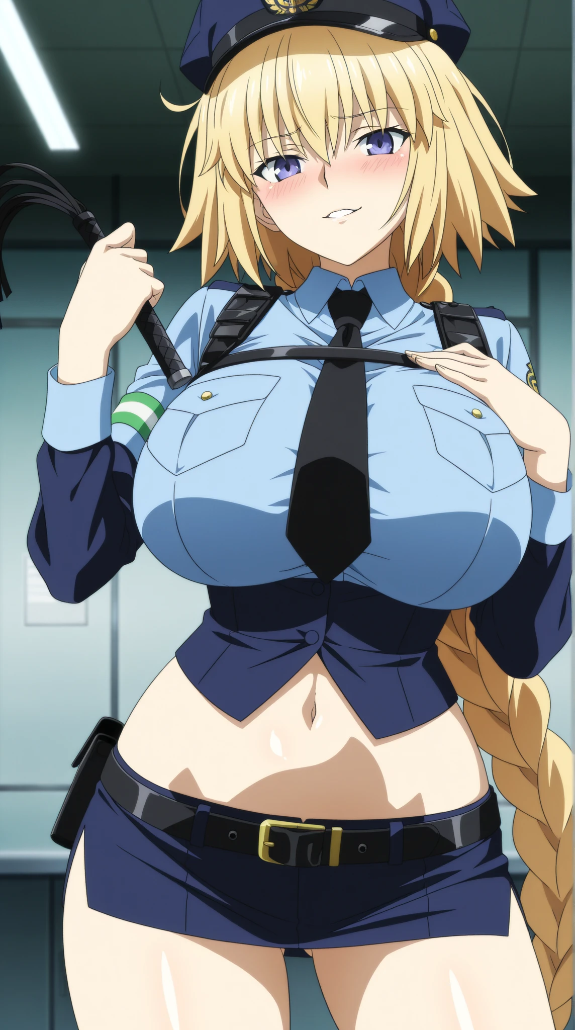 Winry Rockbell Full metal alchemist , 19 years old, large breasts, triple D cup breasts, sexy, horny, round buttocks, bubbly buttocks, fit and strong, slender body, plump lips, welding equipment, tools, workshop, big wrench, robot parts