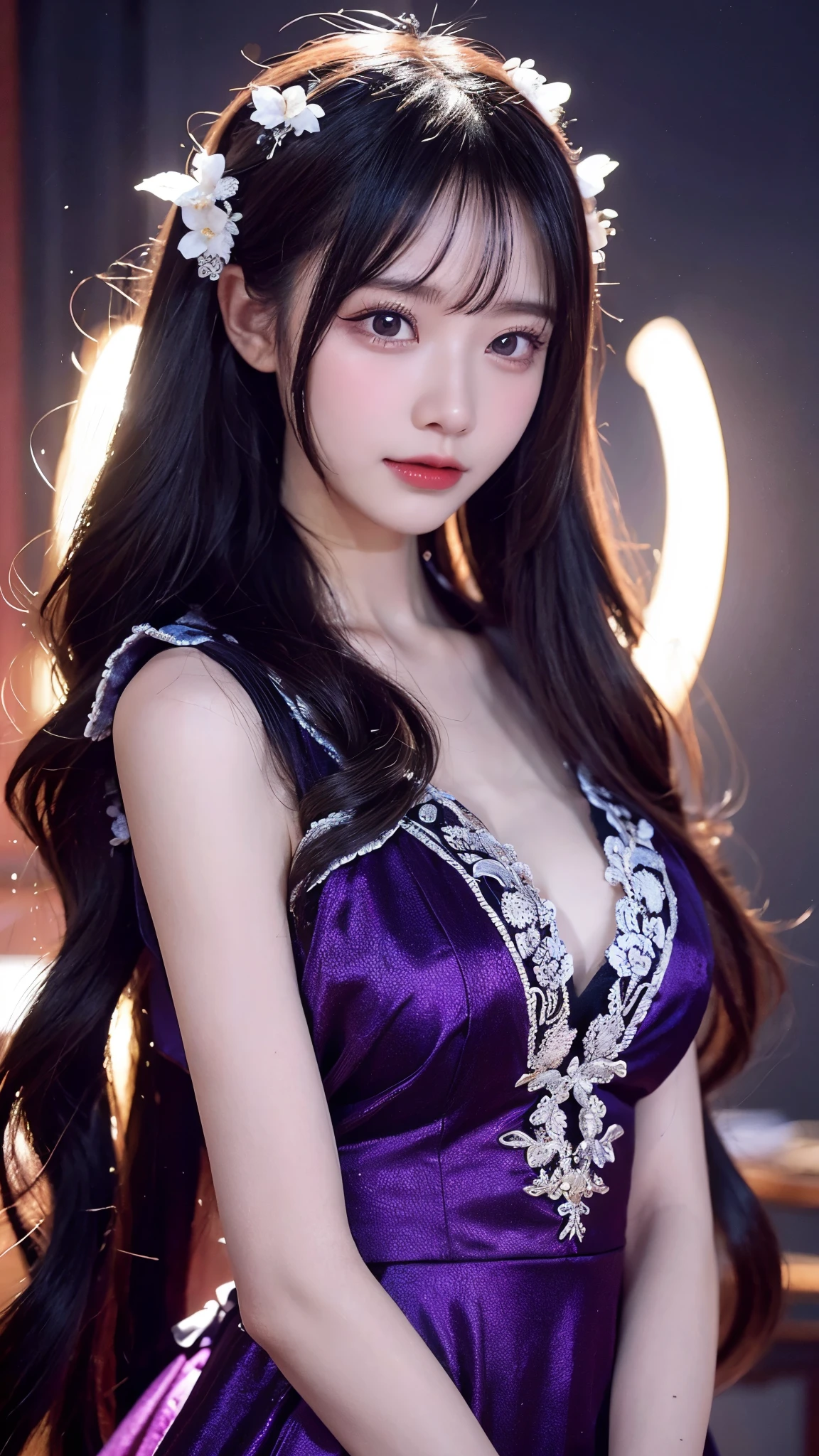 最high quality、high quality、Luxurious quality、Exceptional quality、wonderful品質、shining quality、premium quality、masterpiece、prime grade、level、first class、elite grade、high end、transcendental、cannot be compared、Best-in-class、premium class、wonderful、best image quality、8k、最High resolution、High resolution、Rich shades、crystal clear、realistic images、perfect details、Image without defects、clear image、wonderful表示、bright colors、deep contrast、high fidelity、amazing clarity、optimal performance、perfect image、naturalism、Persuasive、Close to reality、Realistic human body in every detail、Realistic skin in every detail、Realistic face in every detail、Realistic eyes in every detail、Realistic lips in every detail、Realistic teeth in every detail、Realistic ears down to the last detail、Realistic hair down to the last detail、Realistic arms down to the last detail、Realistic reproduction of every detail、Realistic fingers in every detail、(fine hands、thumb1reference4)、Realistic feet in every detail、((beautiful japanese girl))、(日本人model)、((18 year old beautiful girl))、(black hair)、(straight hair)、((whole body))、((Upward beautiful breasts、Medium chest))、(slim style、slender style)、(whole body光沢肌、Fair skin)、Detailed and realistic human body、detailed realistic skin、detailed realistic face、detailed realistic arms、detailed realistic fingers、Detailed realistic feet、professional lighting、((big stage venue))、((gorgeous fashion venue))、((on stage))、(model)、((ファッションmodel))、((Random color transparent see-through(mesh party dress))、(((on stage(プロのmodelとしてのポーズ)))、((whole body映像))、angle from below、(Lots of galleries、large audience)