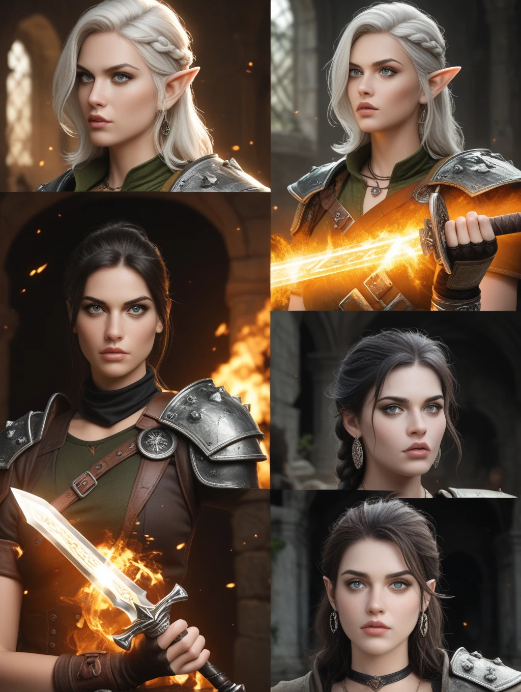 A beautiful woman epic realistic