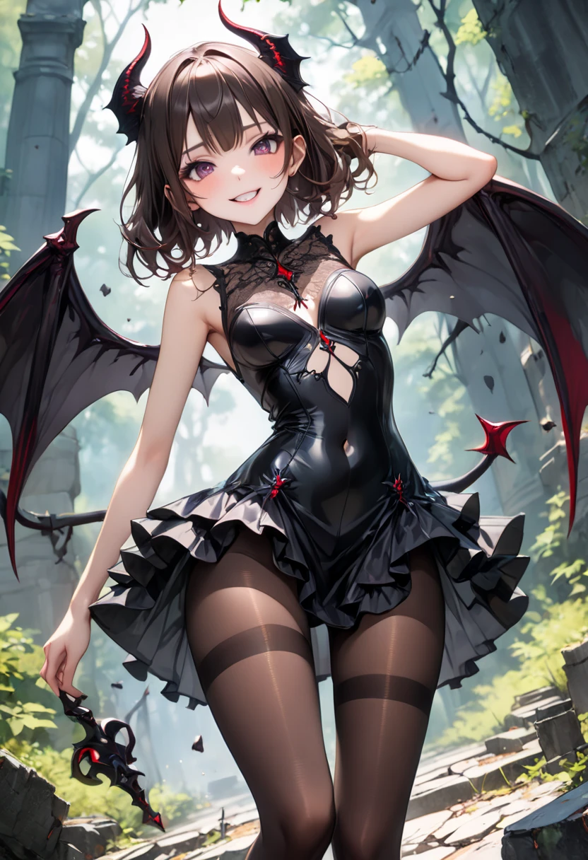 NFSW, Sex, haruka amami, Medium chest, (High leg leotard, Printed Pantyhose, Bat footprints, Wings on the head, Bat Wings, Bridal Gauntlet), (Sculpture model:0.7), Sweat, indoor, throw, perspective, masterpiece, highest quality, 非常にdetailedな, A nervous smile, Shiny Hair, Shiny skin, 8k, haruka amami, Medium chest, (High leg leotard, Printed Pantyhose, Bat footprints, Wings on the head, Bat Wings, Bridal Gauntlet), (Sculpture model:0.7), Sweat, more_detailed:1, more_detailed:1.5, ,more_detailed:-1, more_detailed:0, more_detailed:0.5, more_detailed:1, more_detailed:1.5,(Browsing Caution:0.55), ((flat chest, Flat stomach, Baby Face)), (Vibrant colors)