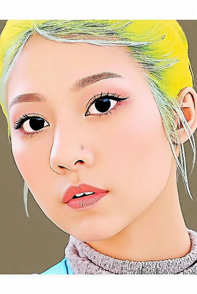 a close up of a woman with a flower in her hair, korean art nouveau anime, psychedelic manga, inspired by Harumi Hironaka, style of masami kurumada, manga art, style of yoshitaka amano, shohei otomo, sui ishida art manga, style of jojolion cover art, lisa frank & sho murase