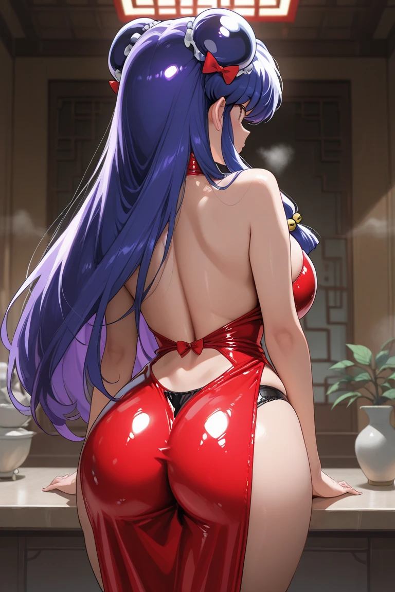 ((Highest quality、masterpiece、Anime Style、Highest quality、High resolution、8k、detailed、ultra-detailed:1.3))、Long legs、Sharp focus:1.2, Beautiful woman with perfect figure:1.4、(smile:1.2), double eyelid、30-year-old woman、Sexy pose、((((Shut your mouth.、One Woman、Chinese clothing:1.5)))),The background is another world