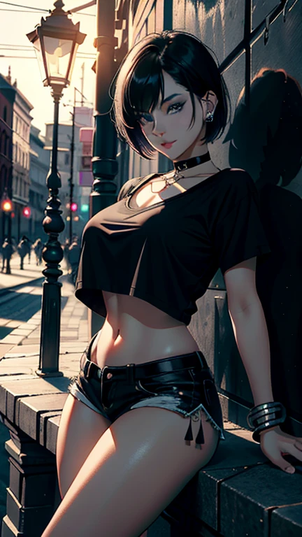 Dynamic poses, ultra detail, small breast, top quality, masterpiece,detail face, top quality, jewellery, elegant, blush, navel, six pack, body goals:1.5, hair ornament, full body shot, 1female,(Very detailed CG unity 8K wallpaper),best qualtiy,cinematic lighting,beatiful detailed eyes,Bright pupil,Redlip(Very fine and beautiful),(Beautiful and detailed eye description),ultra - detailed,masterpiece,), exposed cleavage, tight skirt, stocking:1.5, handsock:1.2, multiple views, ass, medium dark skin