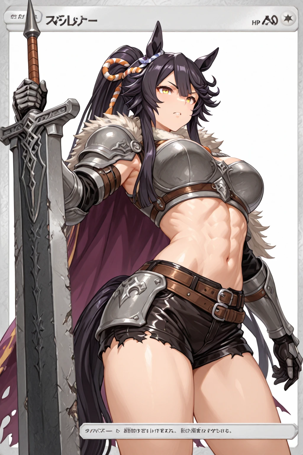 yoshida akihiko, 1girl, bravely default: flying fairy, bravely default \(series\), Nier, final fantasy, red eyes, braid, spear
