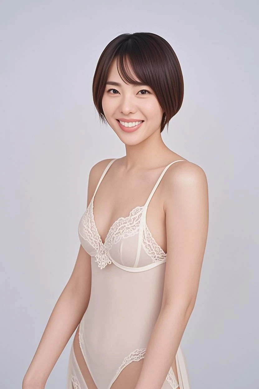 ((top-quality、16k、masterpiece:1.3))、2 girls、Beautiful woman with slender abs:1.3、(Medium short hair、爆乳:1.2)、hyperdetailed face、A detailed eye、二重まぶた、embrace、Super Super Mini Skirt、Poses、Bra see-through through the camisole、Opening legs、Open your crotch、Real Skin、a smile、A slight smil、koi、love、