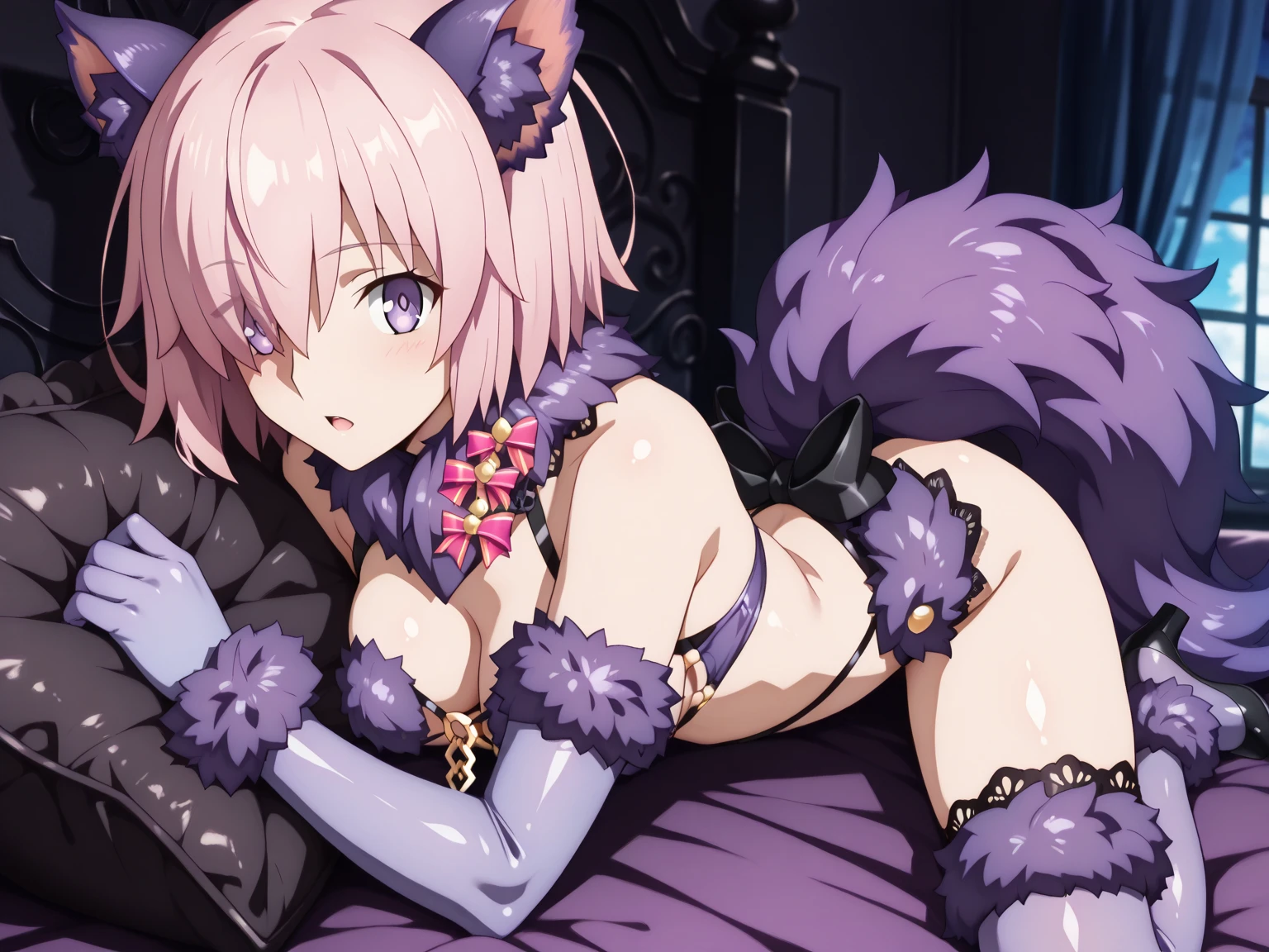 spread pussy, sperm, semen, behind pov, behind back, in bedroom, nude, medium breasts, (intricate details), cinematic lighting, 8k, looking at viewer, black clothes, white hair, purple eyes, angry, evil expression, open mouth, grab woman's ass then spread it, pussy focus, ass focus, detail pussy, ass pov, pussy pov, 1solo, monster, huge cock in pussy, huge cock, ung boy, 1boy solo, ahoge, 1boy, penis, testicles, 1girl, ass, hetero, sex, vaginal, straddling, girl on top, feet, barefoot, soles, pussy, anus, cowgirl position, ass pov, ass focus, behind back, behind pov, good hands (masterpiece) (Dark Purple theme)