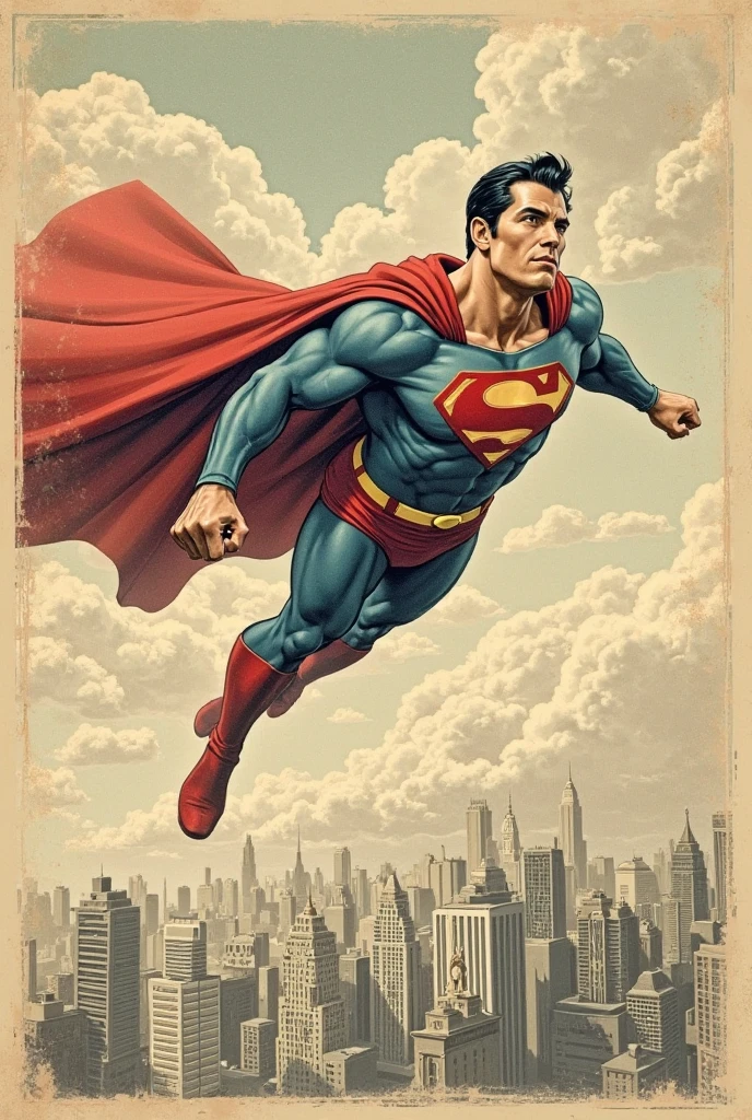 Superman sees in the newspaper that they need people to work in a pizzeria.