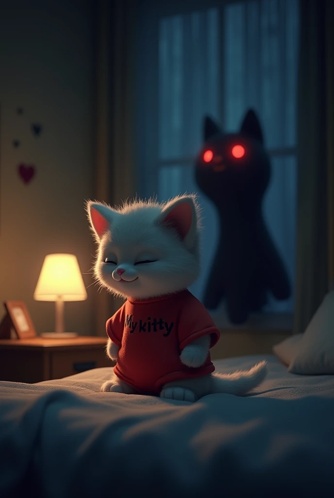 little cute gremlin wearing big red boots sitting on a bed at night thinking about the world, cinematic, muted colors, faded, by pixar and dreamworks
<lora:big_red_boots_1.0.1 (4):1>