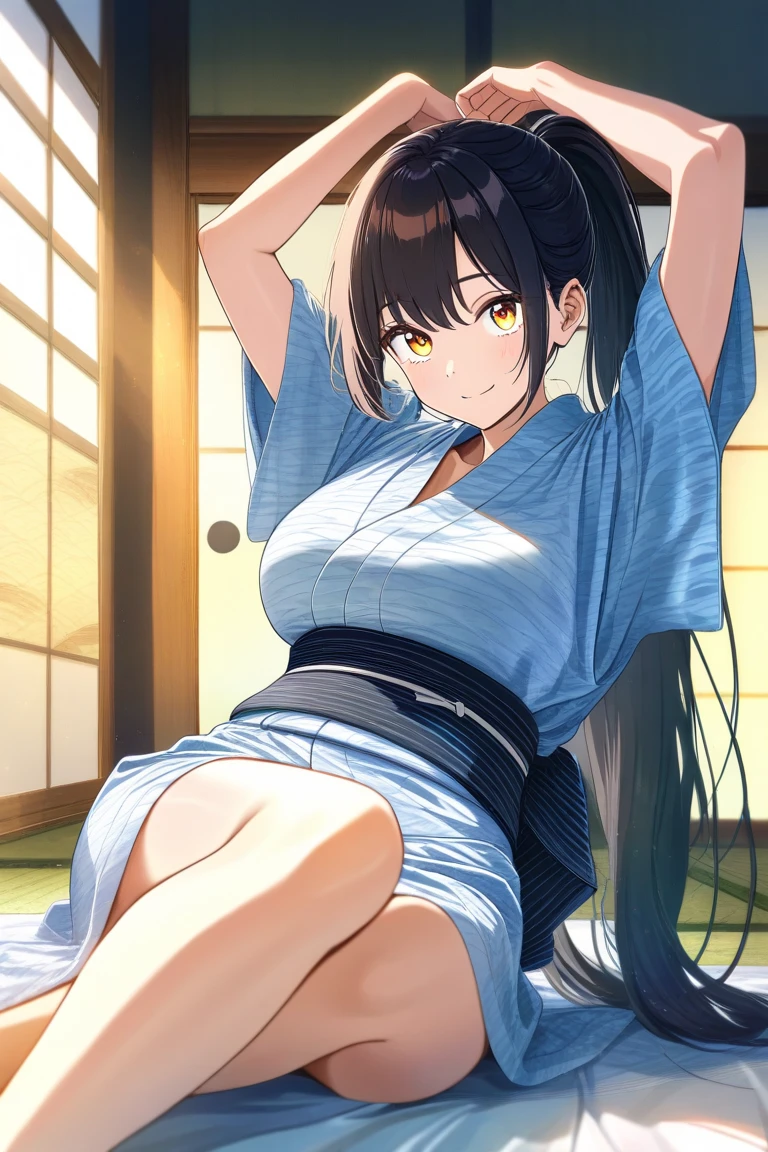 an alone mature girl with long blue and yellow eyes sitting on the bed and spread leg , night, High detail mature face, tie hair on the left side, golden eyes, bare leg, bare shoulder, white noble priest dress, high res, ultra sharp, 8k, masterpiece, smiling, fantasy world, magical radiance background ((Best quality)), ((masterpiece)), 3D, HDR (High Dynamic Range),Ray Tracing, NVIDIA RTX, Super-Resolution, Unreal 5,Subsurface scattering, PBR Texturing, Post-processing, Anisotropic Filtering, Depth-of-field, Maximum clarity and sharpness, Multi-layered textures, Albedo and Specular maps, Surface shading, Accurate simulation of light-material interaction, Perfect proportions, Octane Render, Two-tone lighting, Wide aperture, Low ISO, White balance, Rule of thirds,8K RAW, Aura, masterpiece, best quality, Mysterious expression, magical effects like sparkles or energy, flowing robes or enchanting attire, mechanic creatures or mystical background, rim lighting, side lighting, cinematic light, ultra high res, 8k uhd, film grain, best shadow, delicate, RAW, light particles, detailed skin texture, detailed cloth texture, beautiful face,
(masterpiece), best quality, expressive eyes, perfect face,