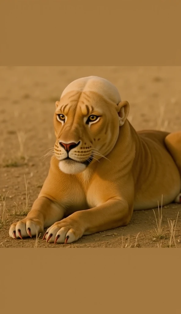 Feral lioness, Nala, high resolution, realistic, Soft, 4K, upscales, high detail, Delicate fur, ((The tail in the right place)), green eyes, bedroom eyes, white sclera, lifted tail, hyper canine pussy, savanna, large eyes, presenting pussy, looking back at viewer, 1 lion tail, black canine pussy, dripping canine pussy, cub, young, smug look, detailed eyes, beautiful eyes, ass up, ass out, hind legs spread