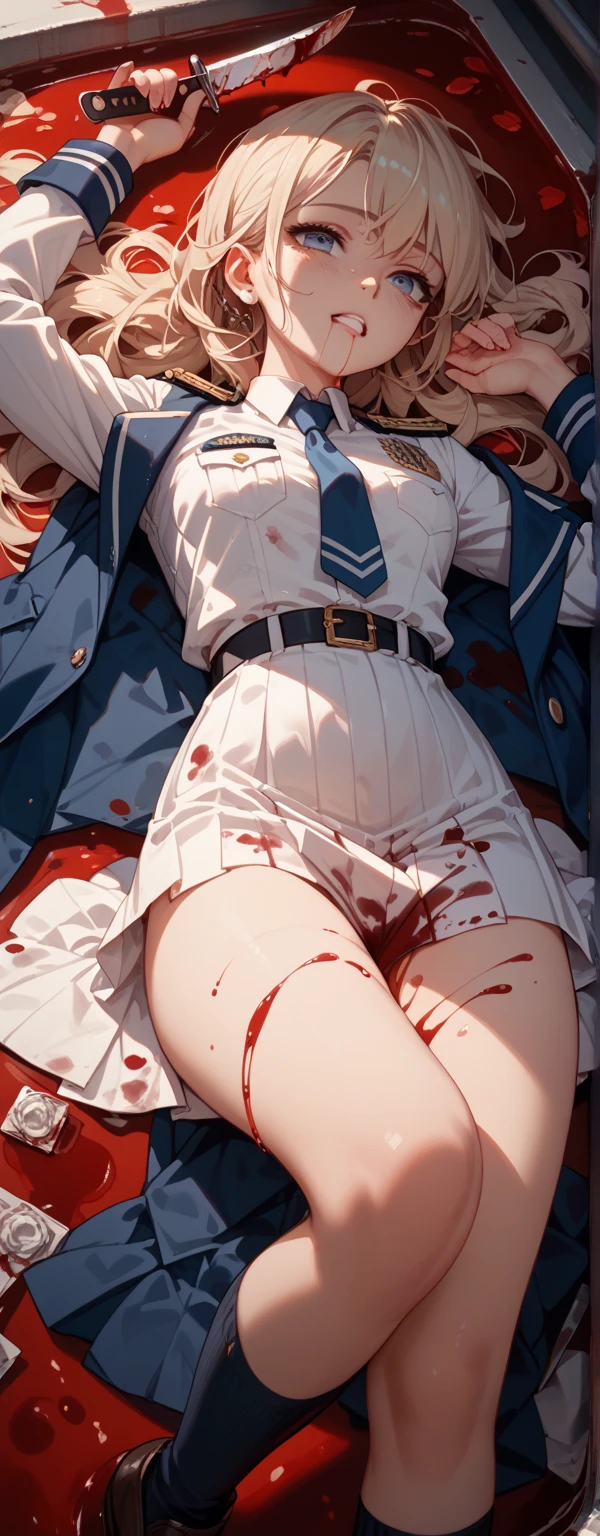 A 12-year-old girl experiences violence at school,dreads,Chinese big breasts,White top,Short white dress,Clothes are torn,Splattering water,Get wet all over your body,Being kicked,Helpless half lying on the ground