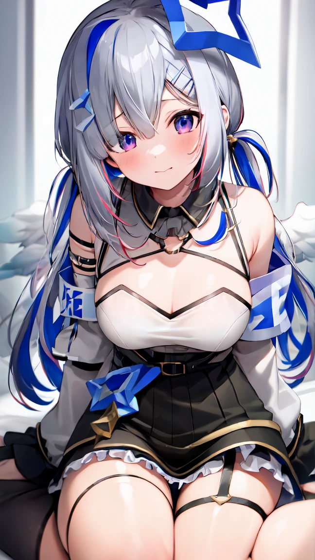 （（tmasterpiece：1.4，best qualtiy））+，（hyper-detailing）+，（Ultra-detailed eyes）+，（Ultra-detailed hair)+，Pale yellow eyes，Girl with a smile