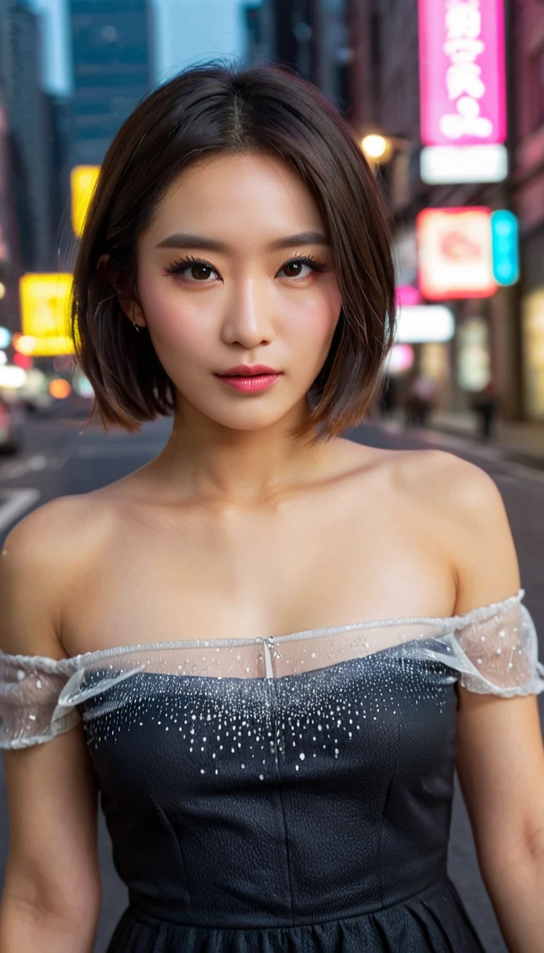 <lora:sze-000002:0.555>(8k, RAW photo, best quality, masterpiece:1.2), (realistic, photo-realistic:1.37), ultra-detailed, 1 girl,cute, solo,beautiful detailed sky,detailed cafe,night,sitting,dating,(nose blush),(smile:1.1),(closed mouth) medium breasts,beautiful detailed eyes,(collared shirt:1.1), bowtie,pleated skirt,(short hair:1.2),floating hair