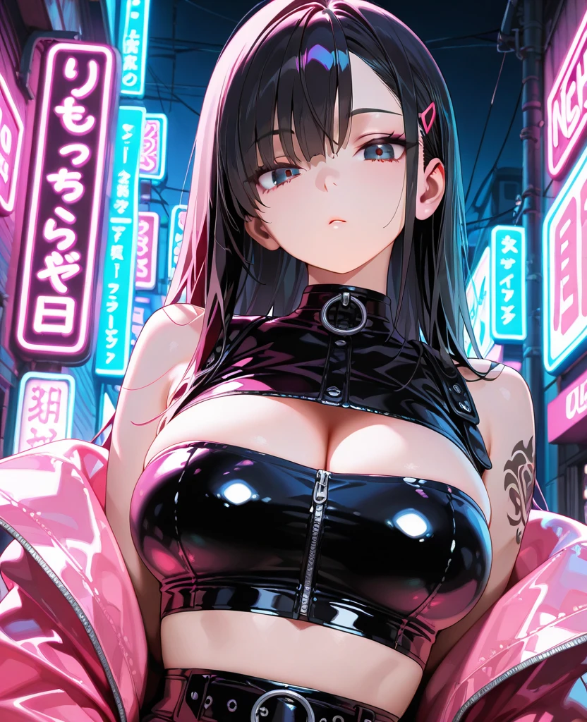 ((Highest quality、、masterpiece:1.3)), Upper Body、Long legs、Sharp focus:1.2, Beautiful woman with perfect figure:1.4、(Smiling:1.2), double eyelid、30-year-old female、Sexy pose、((((Close your mouth、One Woman、Bunny girl,Downtown at night))))、(((((手は体の横に)))))