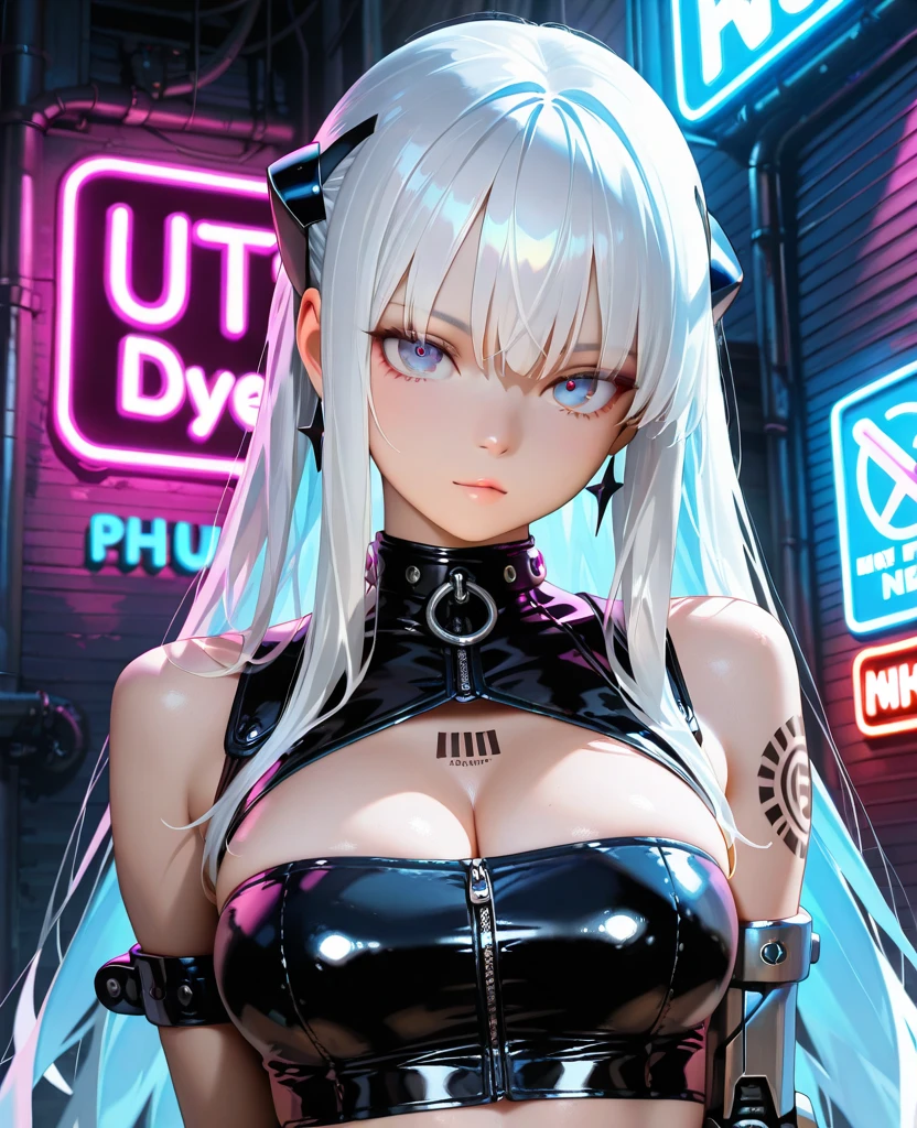 NSFW:1.4、Masterpiece、最high quality、high quality、High definition、High resolution、High detail、Lens flare、Ray Tracing、high qualityのテクスチャー、high qualityの影、Beautiful details、Detailed explanation、Detailed texture、Realistic facial expression、Realistic and colorful、Delicate、Cinematic Light、Side light、Sharp Focus、(1 Female:1.3)、(Intricate details、Makeup、Pure Eros Face_v1:0.5)、(Details Beautiful delicate face、Detailed beautiful delicate eyes、Perfect Facial Proportions、Detailed skin、Charm、Detailed chest、Large upward-facing breasts)、Underboob、Detailed crotch、Thighs、slender、sexy、(See-through)、Fancy Twin Tails、Beautiful bangs、(Two-tone gradient hair color)、Open shorts、V-Cut、High Leg、Knee-high、Cyberpunk Boots、White shirt、Crop top、Headphones、Cyberpunk Sleeve Removal、Open Crouch、Release your knees、Leg spread、Provocative attitude、Full body photography、Low-angle composition、(Take a deep breath、Work on this image step by step)