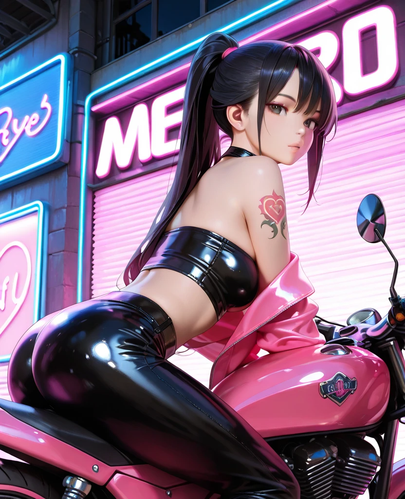 highly detailed portrait of 2 tatooed women, one black woman in a mini-dress and one Caucasian woman in a mini-dress, 2girls, by Atey ghailan, by greg rutkowski, by greg tocchini, by James gilleard, by Joe Fenton, by Kaethe butcher, voluptuous, super detailed face, ample curvaceous, highly detailed accentuated big booty with phenomenal detailed booty cheeks, great aesthetics, gradient purple, neon color scheme, grunge aesthetics, nightclub background, cinematic lighting, 32k, uhd,