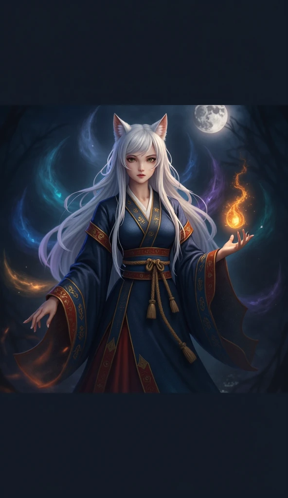 ((best quality)), ((masterpiece)), ((realistic)), (detailed), female Kitsune,mythical creature, Japanese folklore, intelligent, humanform with multiple foxtails to denote their age and power, fox ears, red face paint, white slim face, fantasy, Young adult, Tall, Gypsies, Chestnut eyes, , Mahogany Undercut hair, Laugh, Essence Bond, Hands on heart, connecting with inner magic, wearing Ruffled skirt, Gingham Chiffon blouse, , Straw hat, and Shine (Sapphire ,Convection,Amorphous,Ellipsoid,steam devil,Resplendent,Glamorous,Spellbound,Drifting magic:1.3), ((masterpiece)), absurdres, HDR, <lora:add_detail:1>, <lora:LowRA:0.5>