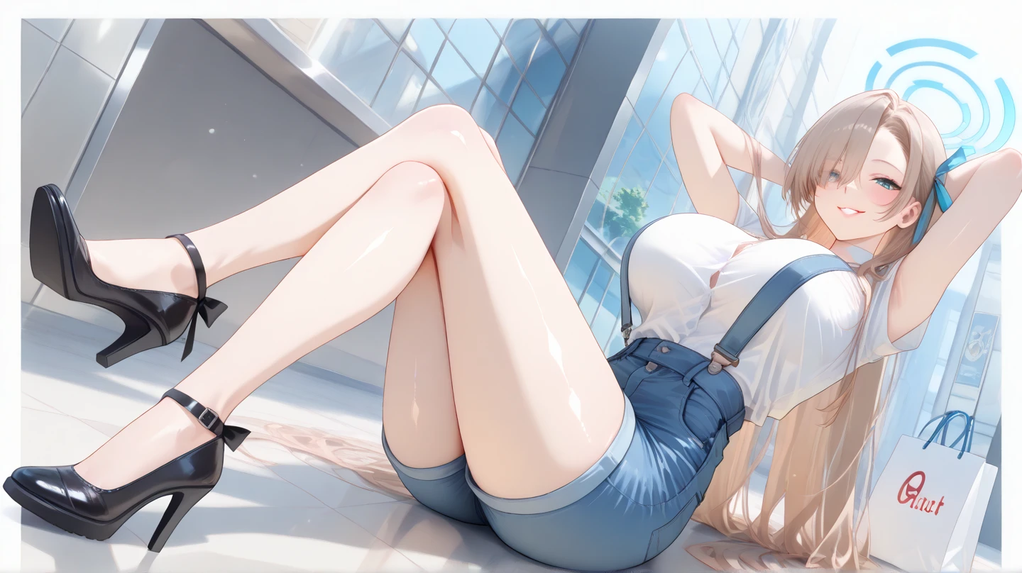(In the living room)、1girl, (Younger sister kicking)、from the front、Angle from below、(Young face)、おでこ、編み込み、((seductive grin)), ((high kicking)),
panties, 手にお札を握っています、Camisole、Jersey shorts、(1boy), (((penis))), (((eject cum))), The boy collapses under his younger sister and ejaculates from his penis、(The boy had a fight with the younger sister and lost to her.)、younger sister「Weak... Aniki who lost to younger sister and got a hard dick lol... Pervert masochist lol」