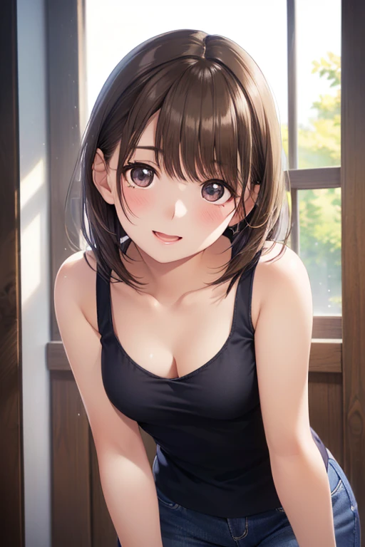 2D, masterpiece, highest quality, anime, very detailed,The whole body is reflected、full body shot、
1 girl、(go down the stairs:1.5),(brunette:1.2) , chestnut hair, short hair, brown eyes,
((Walking gracefully in a black halter neck mini dress)), Contrasting red carpet, Revealing her radiant and confident beauty, A soft, golden light lit environment.