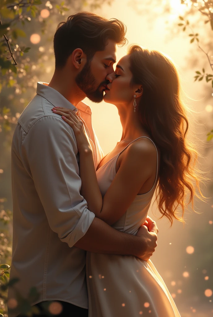 Two photo kiss