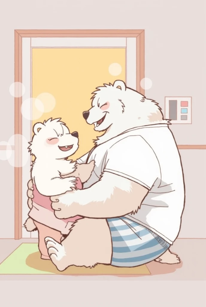 score_9, score_8_up, score_7_up, score_6_up, source_anime, highly detailed, BREAK, hugs bear, tugs bear, sitting on a cloud <lora:Hugs and Tugs 0.1:1>