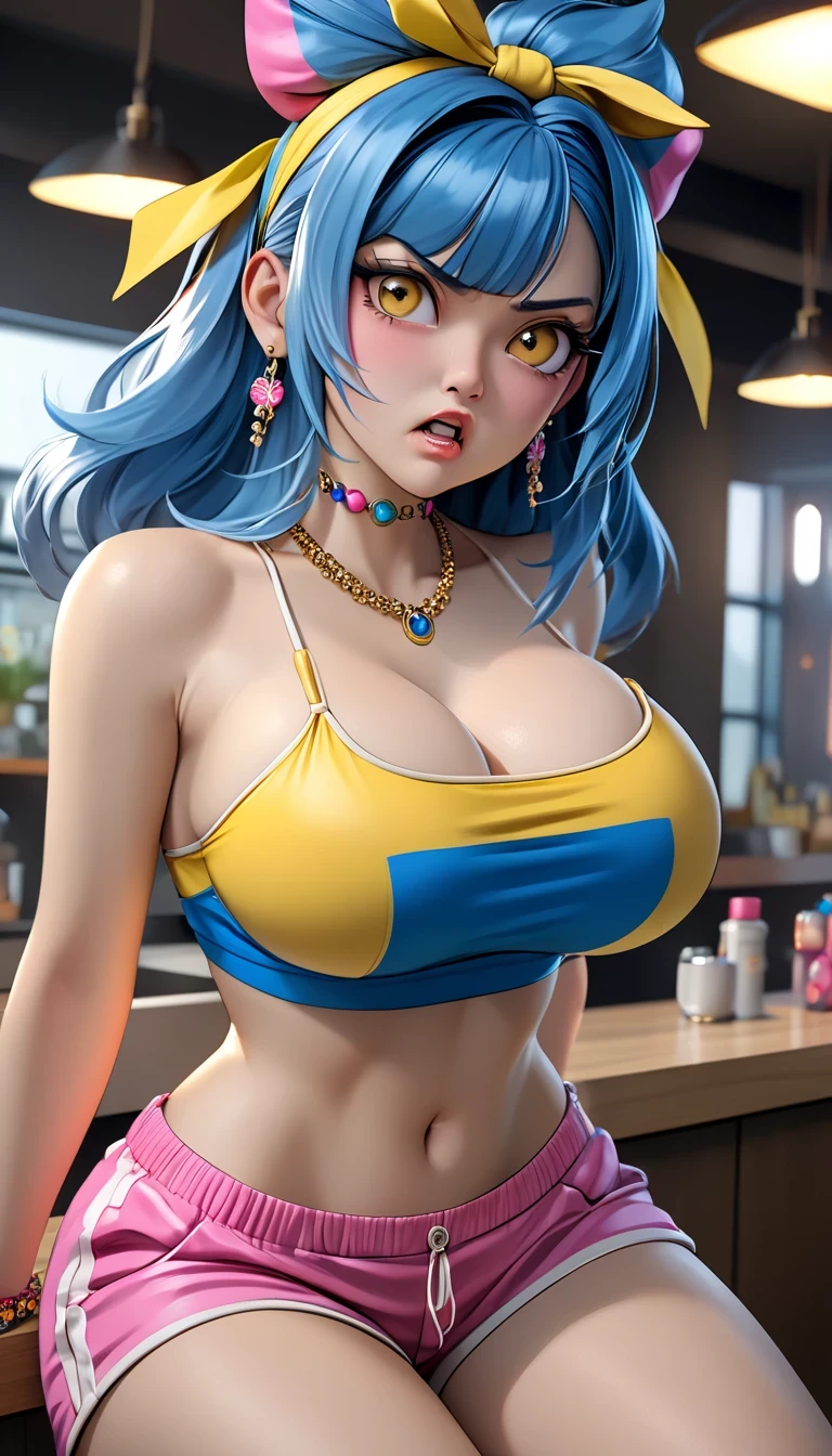 best quality, masterpiece, ultra high res, photorealistic, 1girl, offshoulder, smile