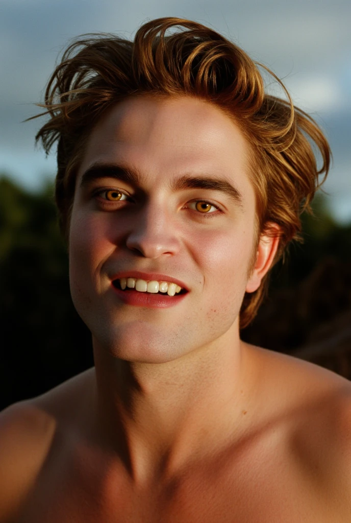 robert pattinson shirtless
