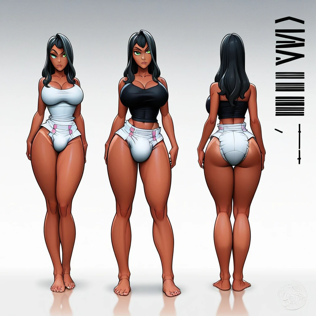 best qualtiy, tmasterpiece,Super anime art,Retro anime art, Line art,超高分辨率, realisticlying, 1. Mature sexy woman, Large breasts,long leges,180cm tall,perfect bodies,standing full-body, ssmile,Raised sexy,Erotic,Titillating