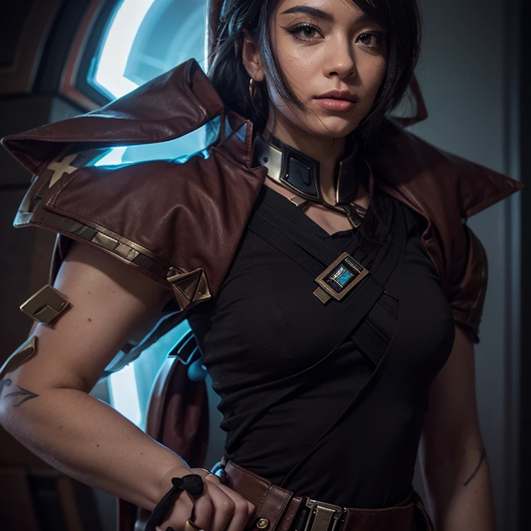 (frontal view:1.2), a woman wearing hevsuit mk5 standing in a sewer, cute face, realistic skin, afternoon, sun shining from behind, dramatic lighting, realistic armor textures, armor shine, ultra realistic, wallpaper, intricate, sharp focus, ray tracing, rtx, professionally color graded, professional photography, masterpiece, ultra detailed, high quality, best quality, 4k, 8k, raw <lora:hevsuit:0.6> <lora:add_detail:0.15>