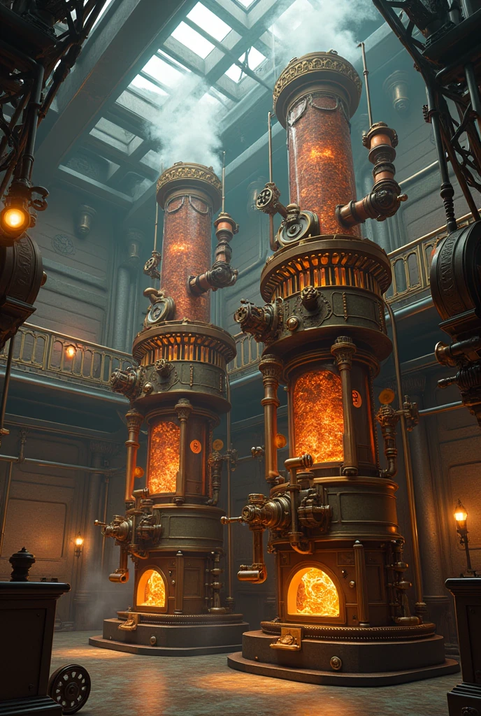 boiler and well flask, magical world, Dark tons