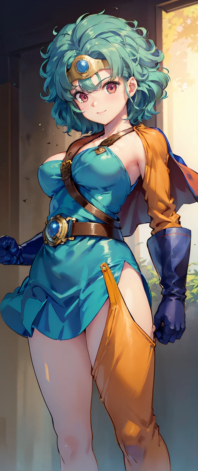 ((masterpiece)), (((best quality))), ((positive)), Elf woman, Glasses, Black hair tied into a bun, bow, lace, Strapless white sweater，Wear a vest underneath, colourful long skirt, long skirt, bag, waist pouch, harness, tool带, tool, armor, Elf, corset, Japanese animation, game character, middle Ages