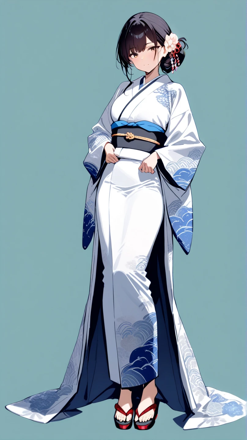 masterpiece, best quality, detailed, Gintama, 1 Girl, Ginko Sakata, outdoor,