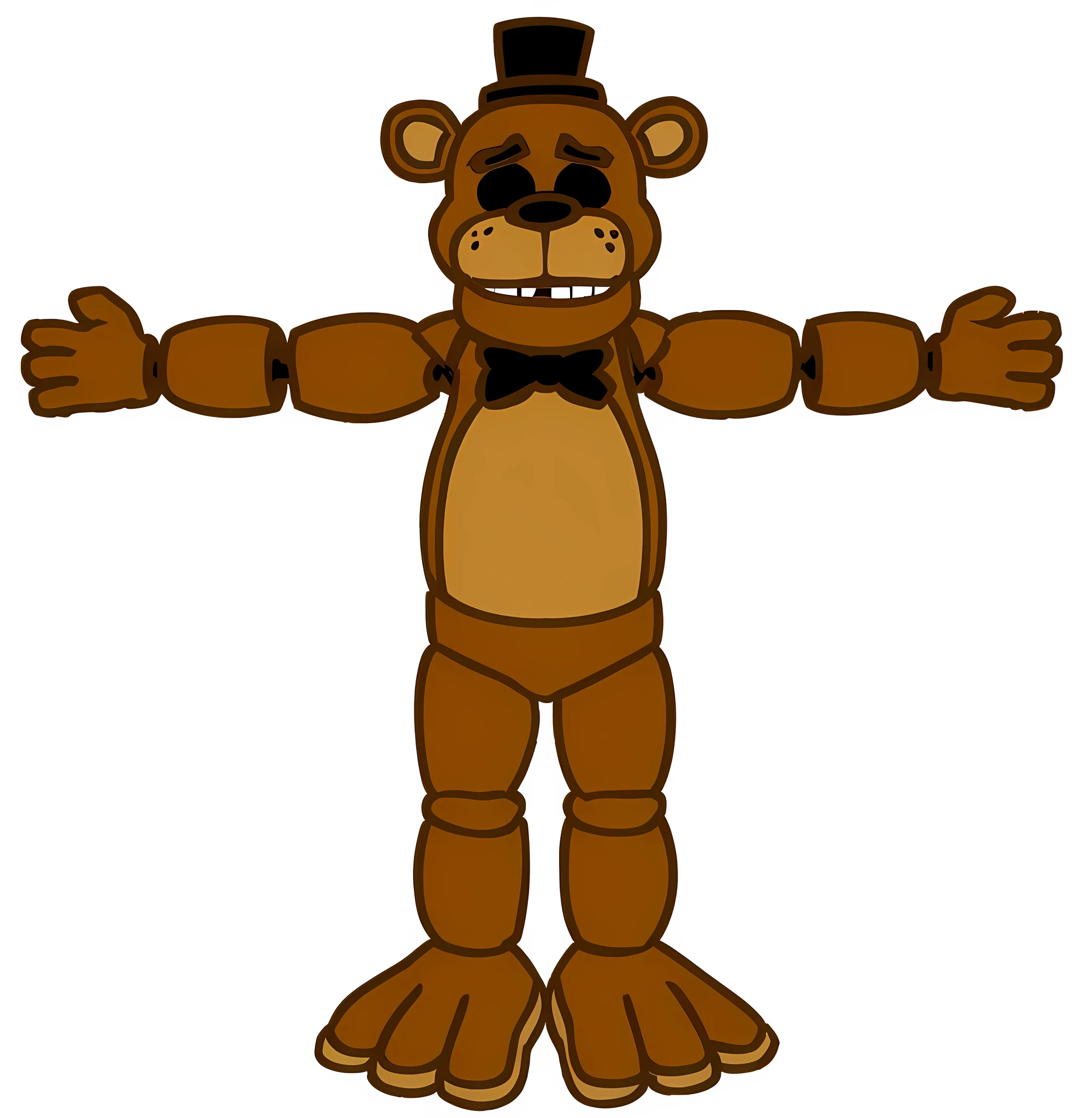 An animatronic scary bear (FREDDY FAZBEAR FROM FNAF )