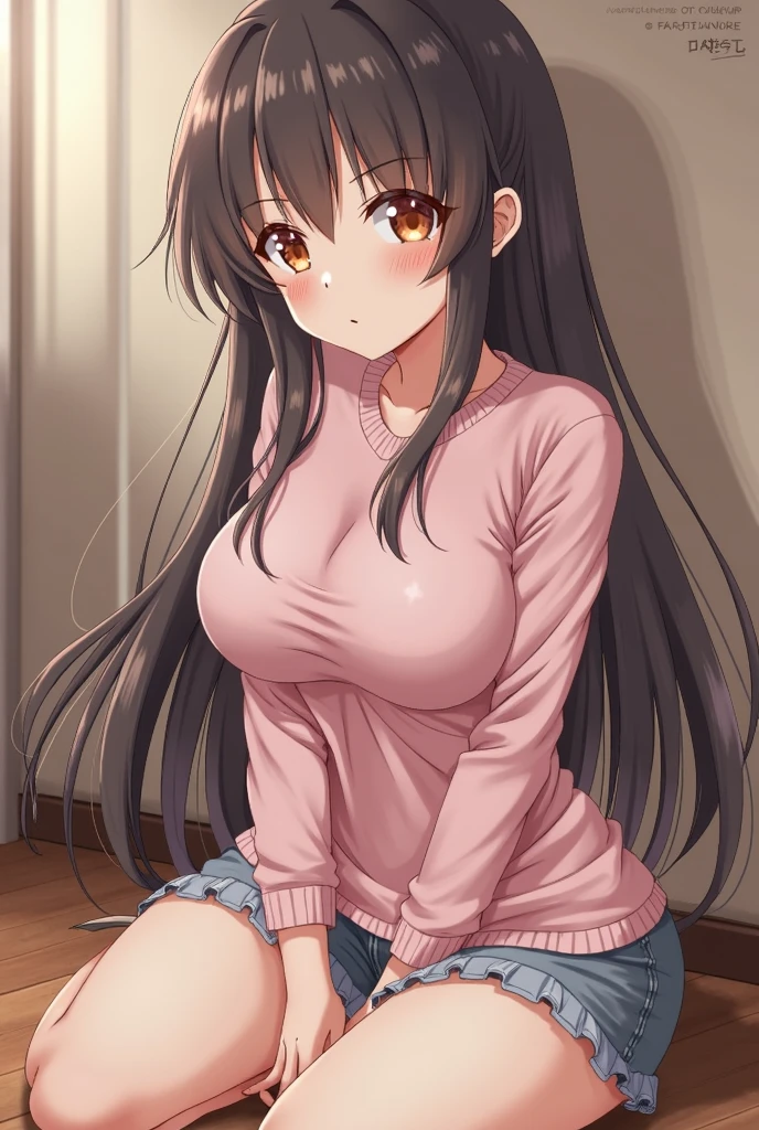 Young anime girl masturbating 